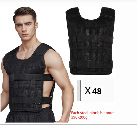 Adjustable Weight Vest, Ankle Weights with Weights, Wrist Weights, Gym Running Weights Strength Training Equipment Fitness Tools